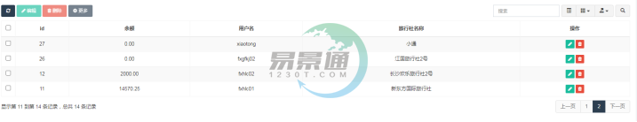 易景通景區(qū)分銷系統(tǒng)：財務管理