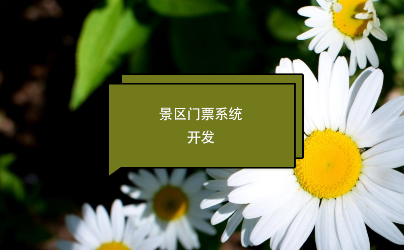 景區(qū)門票系統(tǒng)開發(fā)