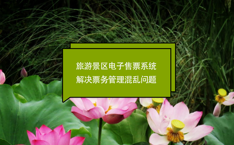 旅游景區(qū)電子售票系統(tǒng)解決票務(wù)管理混亂問題
