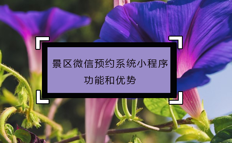 景區(qū)微信預(yù)約系統(tǒng)小程序功能和優(yōu)勢