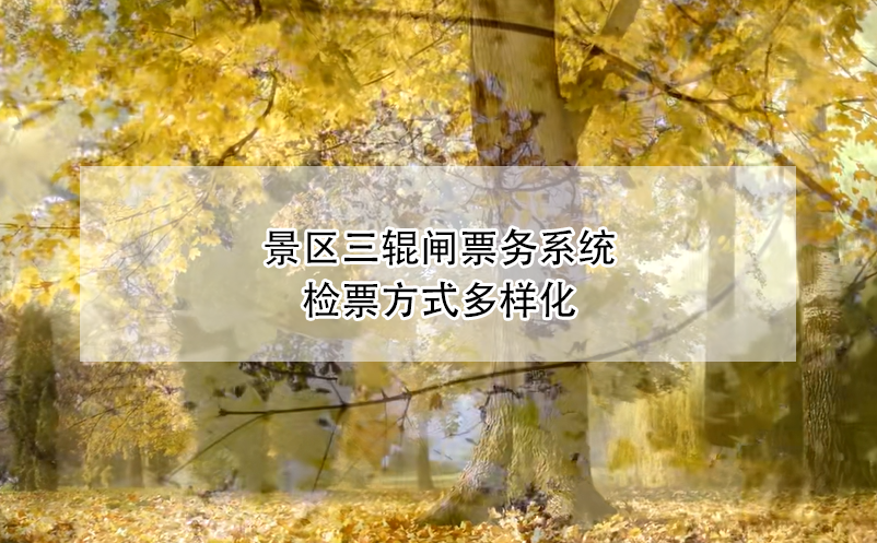 景區(qū)三輥閘票務系統(tǒng)檢票方式多樣化