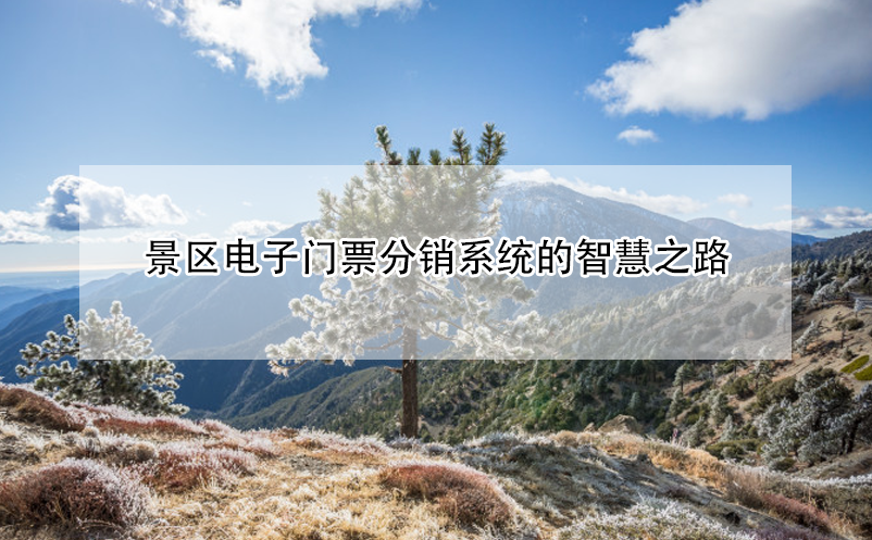 景區(qū)電子門(mén)票分銷(xiāo)系統(tǒng)的智慧之路