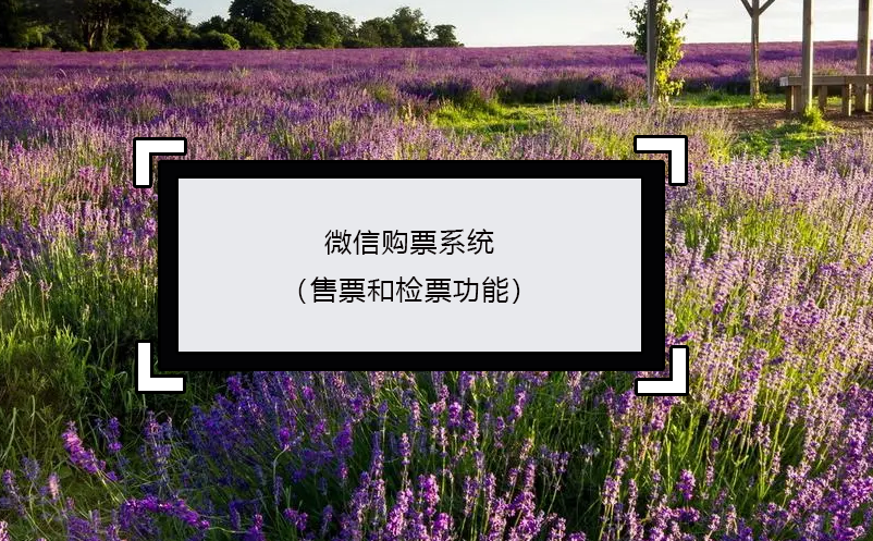 微信購(gòu)票系統(tǒng) （售票和檢票功能）