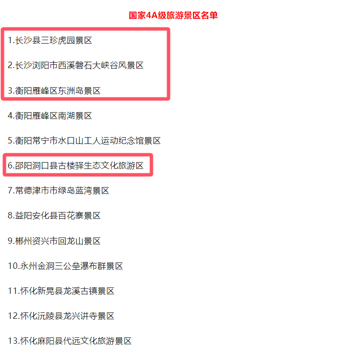 湖南新增13家4A景區(qū)，其中4家使用易景通票務(wù)系統(tǒng)!