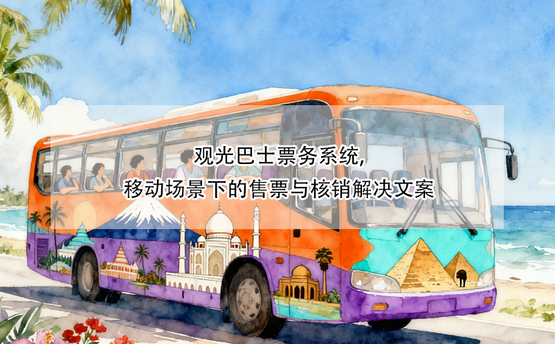 觀光巴士票務(wù)系統(tǒng),移動場景下的售票與核銷解決文案 