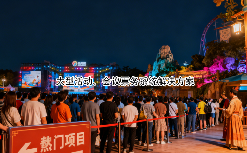 大型活動(dòng)、會(huì)議票務(wù)系統(tǒng)解決方案 